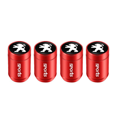 Bouchons de Valve Peugeot 208 308 508 Anti-Poussière