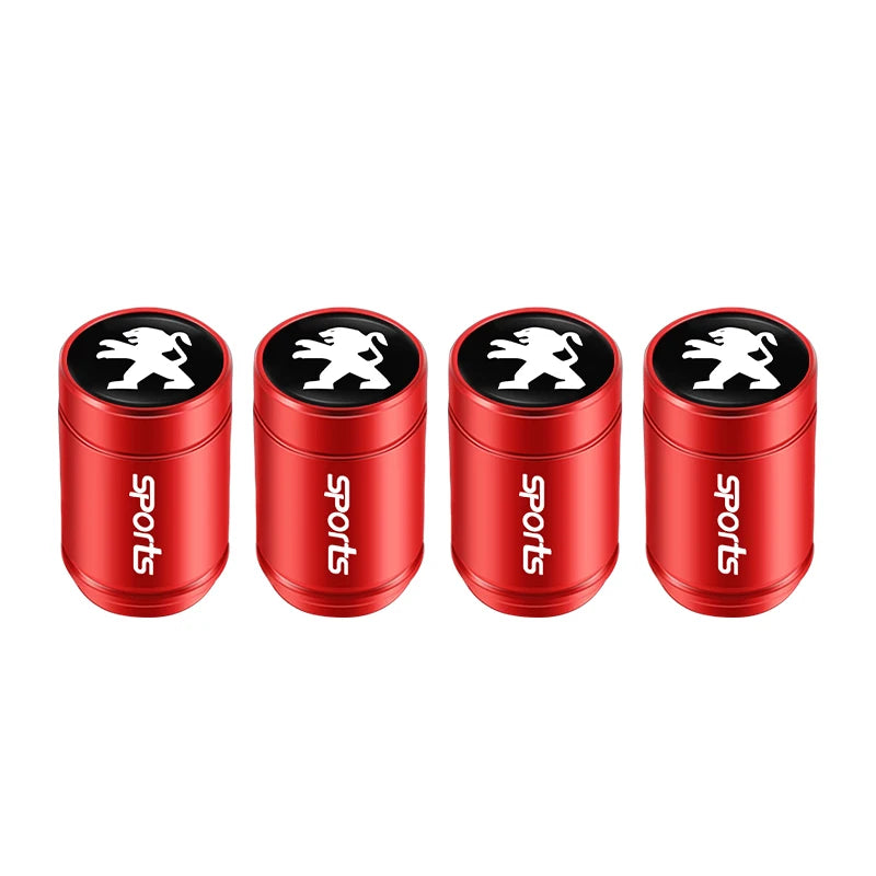 Bouchons de Valve Peugeot 208 308 508 Anti-Poussière — vue d'ensemble