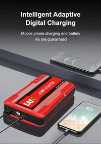 Booster de Batterie Voiture EAFC 600A 2000A Démarreur Portable 12V