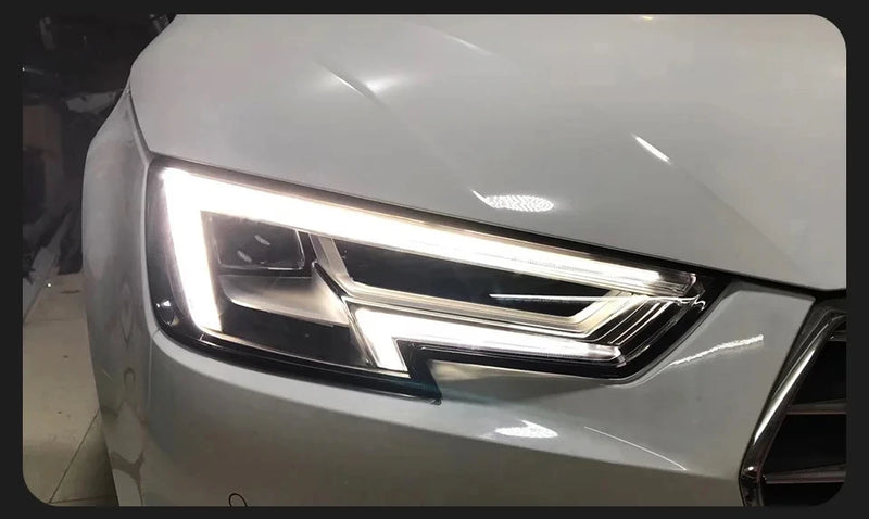 Phares LED Audi A4 B9 2017-2020 A4L Paire Avant Feux de Jour Clignotants