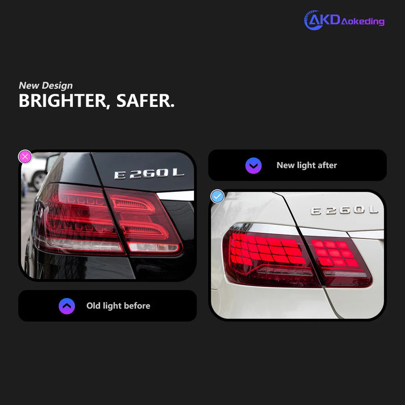 Feux Arrière LED Mercedes Classe E W212 4 Pièces 2009-2016