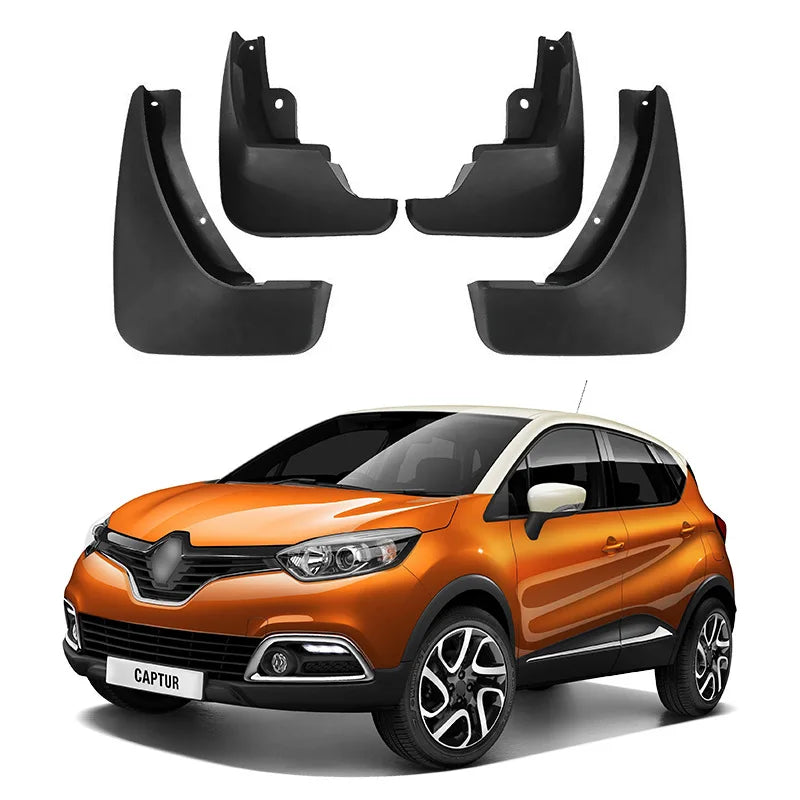 Garde-Boue Renault Captur 2013-2019 Jeu de 4 Bavettes Avant et Arrière Plastique Rigide
