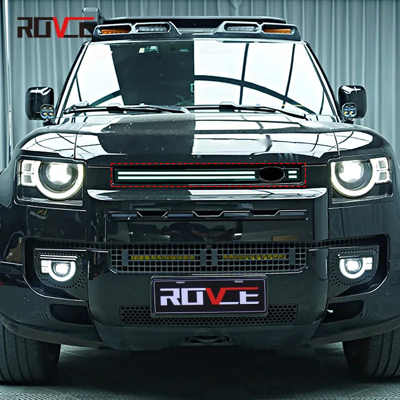 Calandre LED Dynamique Land Rover Defender 90 110 2020-2025 Bandeau Multicolore