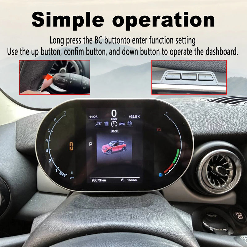 Tableau de Bord Numérique Mini Cooper R55 R56 R60 2006-2016