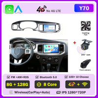 Autoradio Android Dodge Charger 2011-2014 Écran QLED 9 pouces CarPlay GPS Navigation