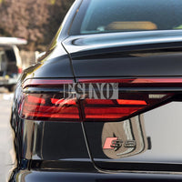 Emblème de Coffre Audi S8, Q8 et SQ8 Adhésif en Alliage de Zinc, 18 Versions Colorées