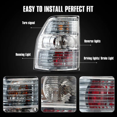 Feux Arrière LED Mitsubishi Pajero IV 2006-2018 Paire