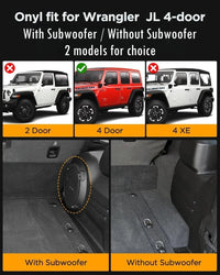 Tapis de Coffre Jeep Wrangler JL 4 Portes TPE