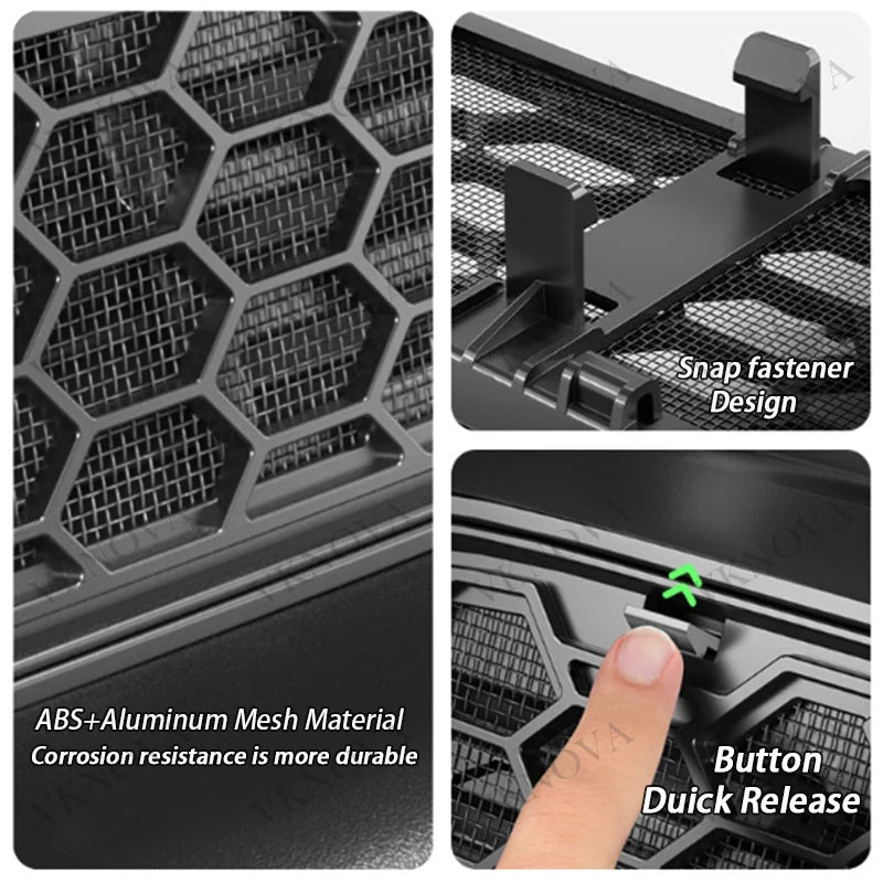 Filet Anti-Insectes Aluminium Tesla Model 3 Highland 2025-2026 Calandre Inférieure, Kit 2 en 1 ou Pièce Seule