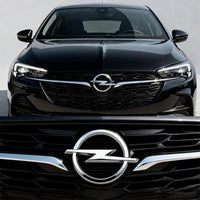 Emblème Logo Opel 145 mm en ABS Noir ou Argent pour l'Avant et l'Arrière Astra Insignia Corsa Zafira