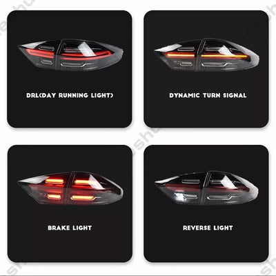 Feux Arrière LED Ford Mondeo MK5 Fusion 2013-2016 DRL