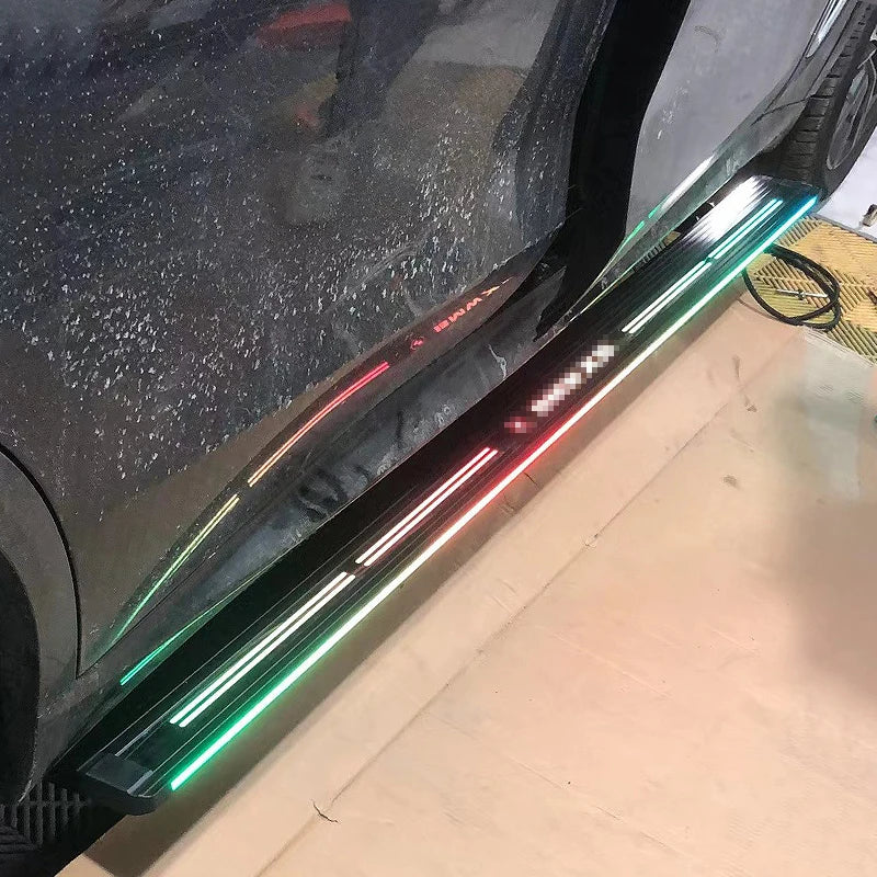 Marchepieds Électriques Rétractables BMW X5 G05 2019-2024 Aluminium avec Éclairage LED
