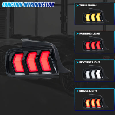 Feux Arrière LED Ford Mustang S197 2005-2009