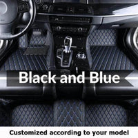 Tapis de Sol Renault Clio 5 2019-2026 Cuir Surpiqué Sur Mesure Jeu de 3 Pièces 33 Coloris