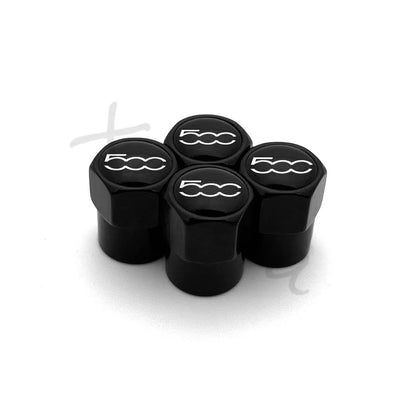 Bouchons de Valve Fiat 500 2007-2015 Alliage Aluminium