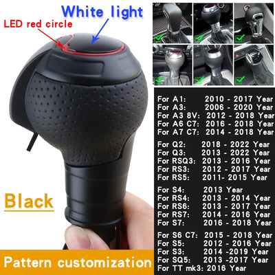 Pommeau de Vitesse LED Audi A3 A6 A7 Q3 RS