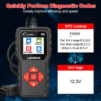 LAUNCH Creader CR300 OBD2 Code Reader with Battery Test