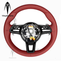 Carbonlenkrad kompatibel mit Porsche 911 718 Macan Boxster Cayenne Panamera 911.2 Cayman Taycan 996 997 987 918 997 991