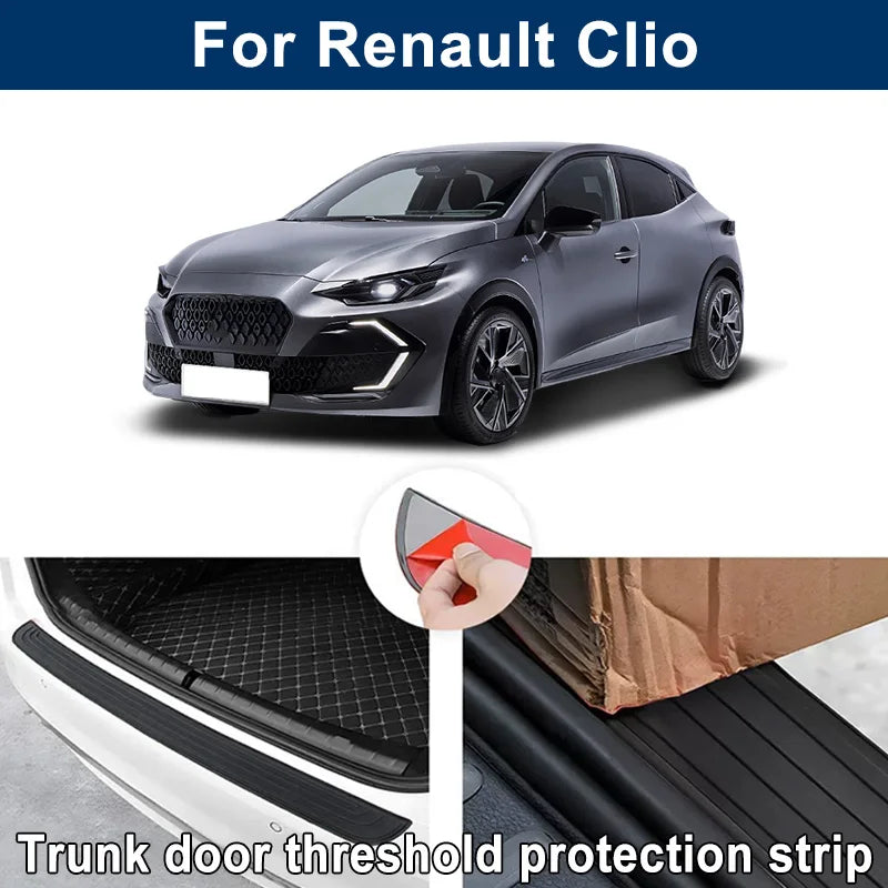 Protection de Pare-Chocs Arrière Seuil de Coffre Renault Clio Caoutchouc 104 cm ou 90 cm