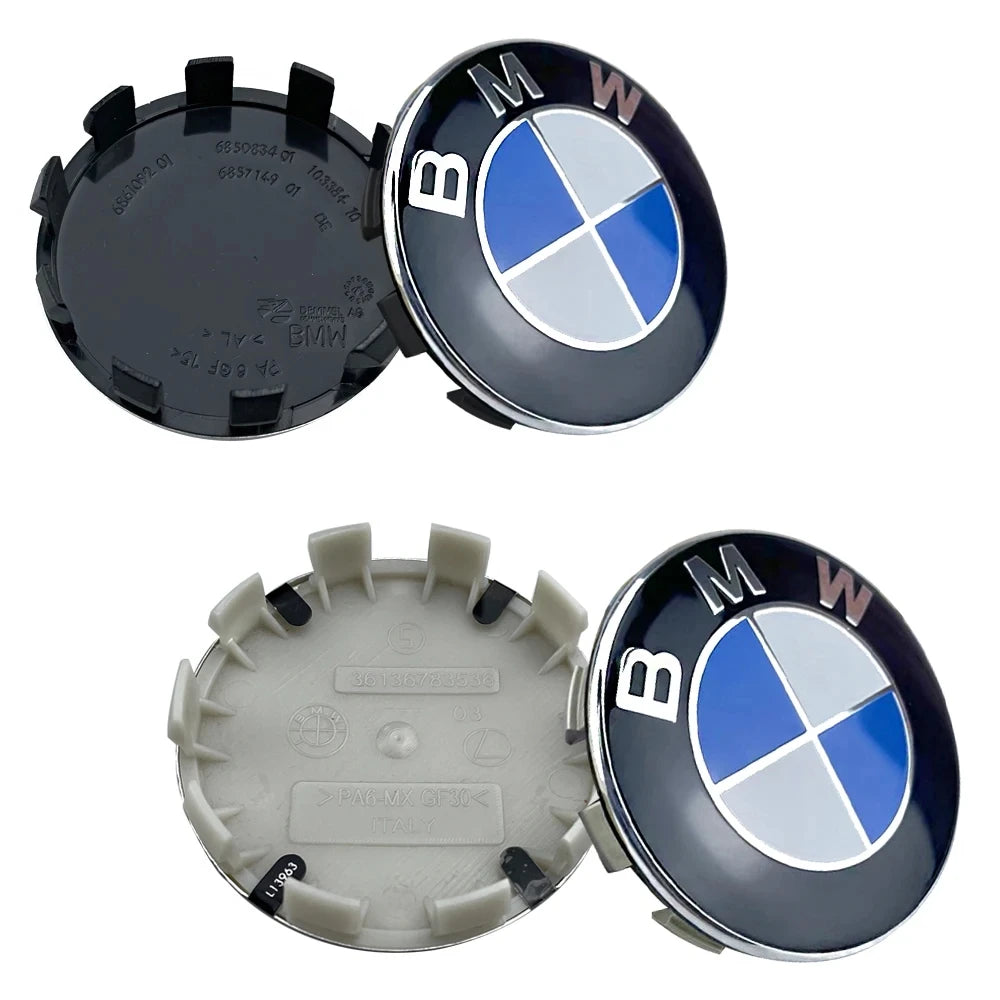 Cache-Moyeux BMW E90 F30 X5 56mm 68mm Emblème