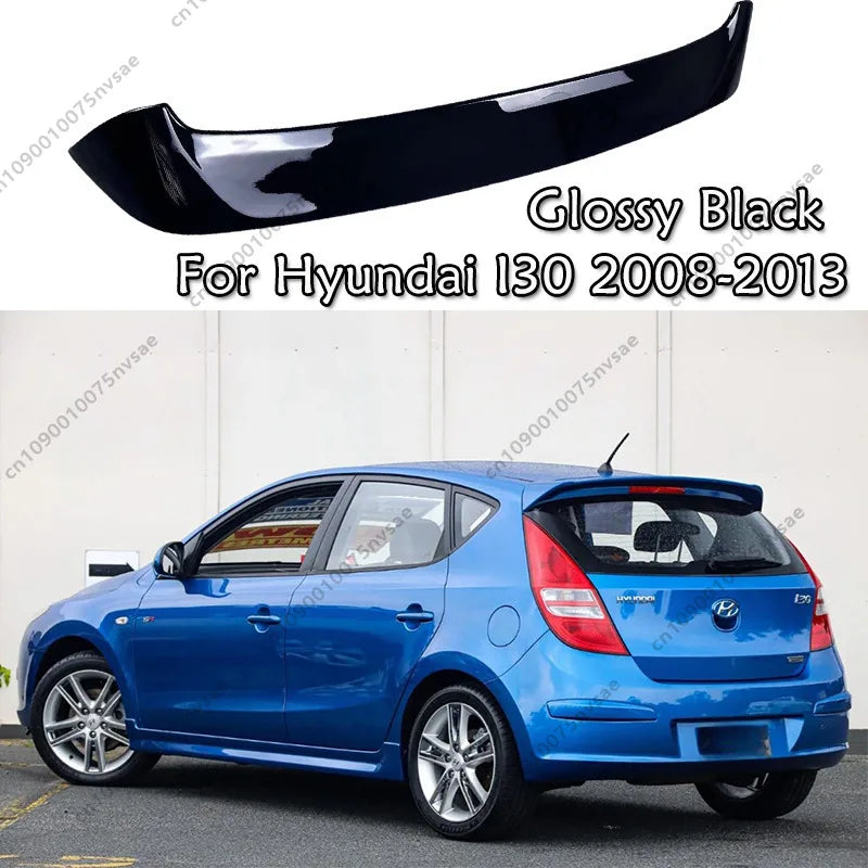 Aileron de Toit Hyundai i30 2008-2013 Noir Brillant Becquet Arrière de Coffre Tuning