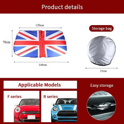 Pare-Soleil Pare-Brise Mini Cooper R56 F56 Union Jack