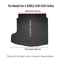 Tapis de Coffre Mazda 3 Axela 2014-2025