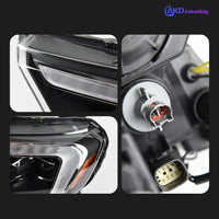 Phares LED Ford Ranger T7 2016-2021 Everest Paire Avant Éclairage de Jour DRL