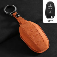 Coque de Clé Peugeot Citroën Suédine Clé Repliable ou Fixe 3 Touches