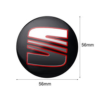 Cache-Moyeux Seat Leon Ibiza Ateca Cupra 55mm 63mm — détail de finition