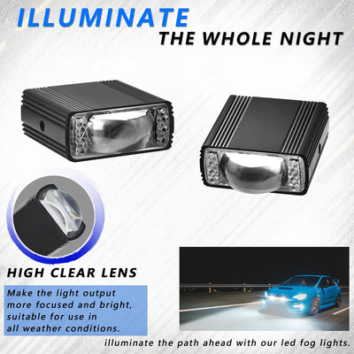 Éclairage Auxiliaire LED DRL 120W 12000LM Voiture