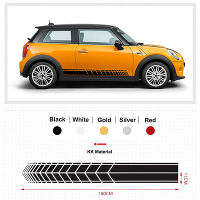 Autocollant Bande Latérale MINI Cooper Clubman F54 F55 F60