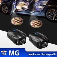 Projecteur Porte MG ZS, HS, MG3, MG5, ZR, GS, GT, EZS, Sans Fil Rechargeable USB, Lot de 2