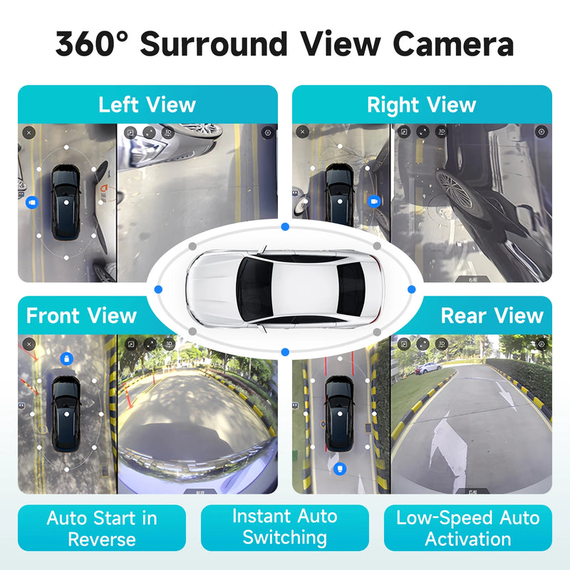 Autoradio Android Ford Mustang 2010-2014 Écran 2K CarPlay Sans Fil Caméra ADAS 360 GPS