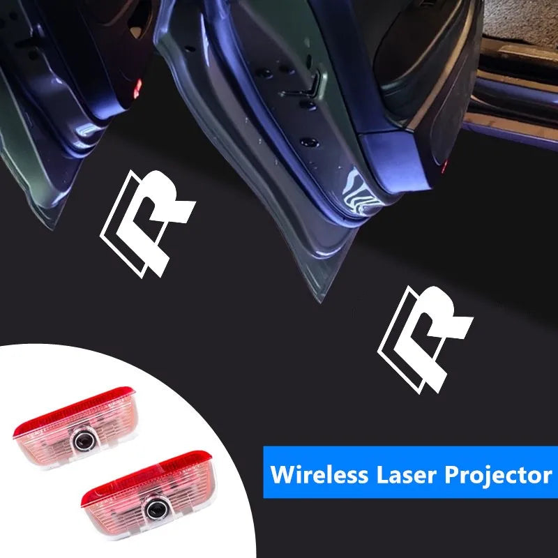 Projecteur Logo Porte Volkswagen R LED Remplacement Direct 2 Pièces