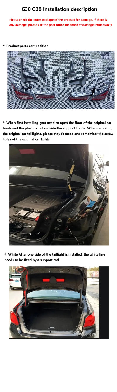 Feux Arrière LED BMW Série 5 G30 G38 M5 F90 2017-2022