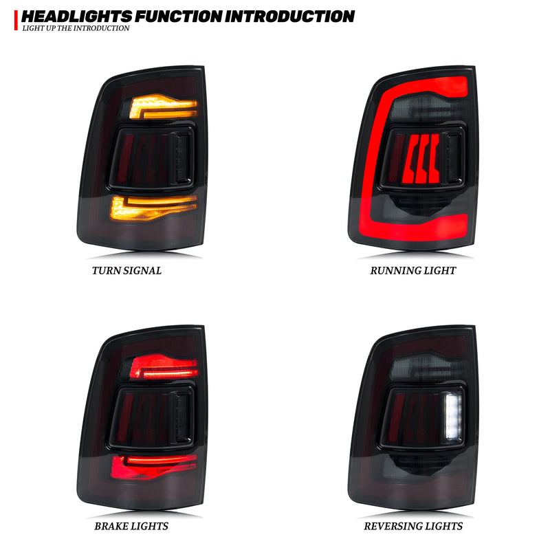 Feux Arrière LED Dodge Ram 1500 2009-2018
