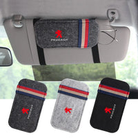 Étui de Pare-Soleil Porte-Lunettes Feutrine Peugeot 3008 2008