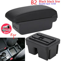 Accoudoir Volkswagen Golf 7 2014-2019 Console Centrale avec Rangement 3 USB