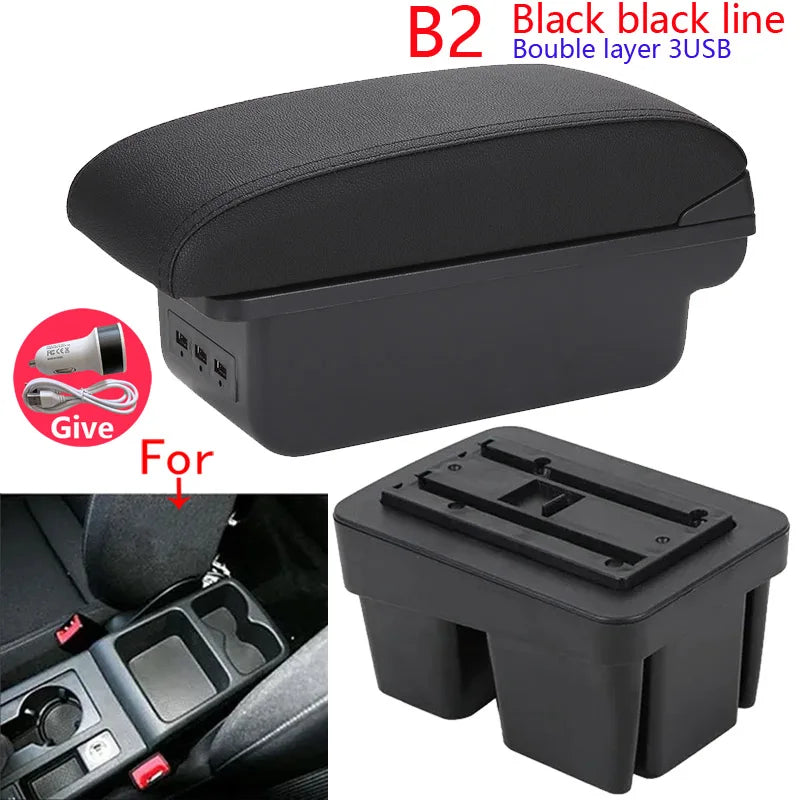 Accoudoir Volkswagen Golf 7 2014-2019 Console Centrale avec Rangement 3 USB