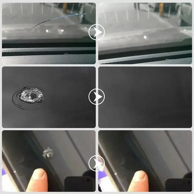 Résine de Réparation Pare-Brise Voiture Impact et Fissure