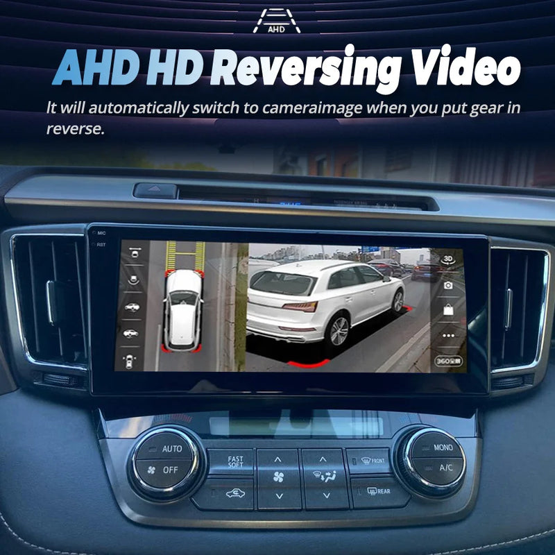 Autoradio Android Écran 10,25 Pouces Toyota RAV4 XA40 2012-2019 CarPlay Sans Fil GPS 4G