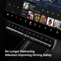 Bouton de Commande Console Centrale Tesla Model 3 Y 2016-2024 — gros plan