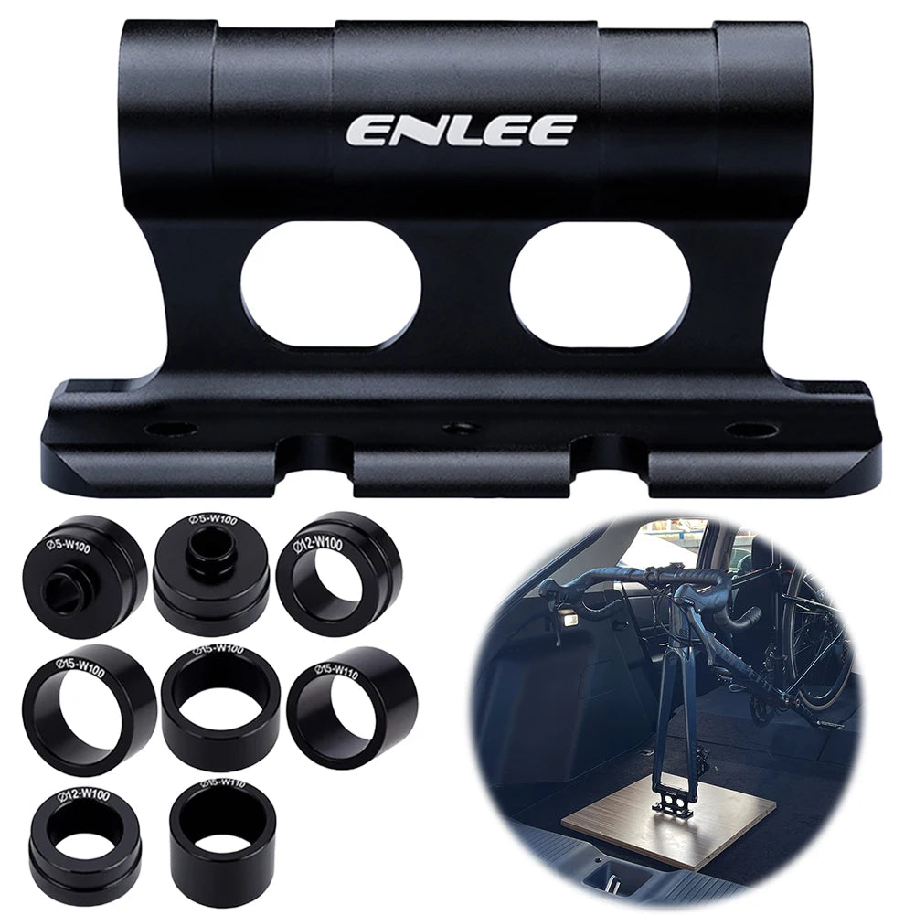 Porte-Vélos de Toit Support de Fourche 4 Adaptateurs