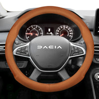 Housse de Volant en Cuir Respirant Ultra-Mince Dacia Sandero Stepway Duster Jogger Bigster Spring Logan