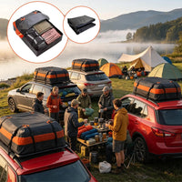 Sac de Toit de Voiture en Tissu Oxford Imperméable 112 x 88 x 44 cm pour SUV, Camion et Remorque