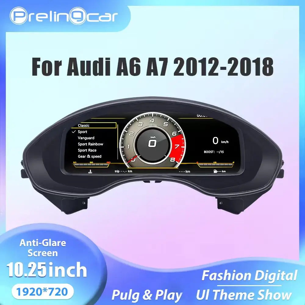 Tableau de Bord Numérique LCD Audi A6 A7 C7 2012-2018
