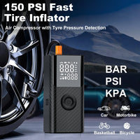 Booster de Batterie Voiture 2500A 4 en 1 Compresseur 150 PSI