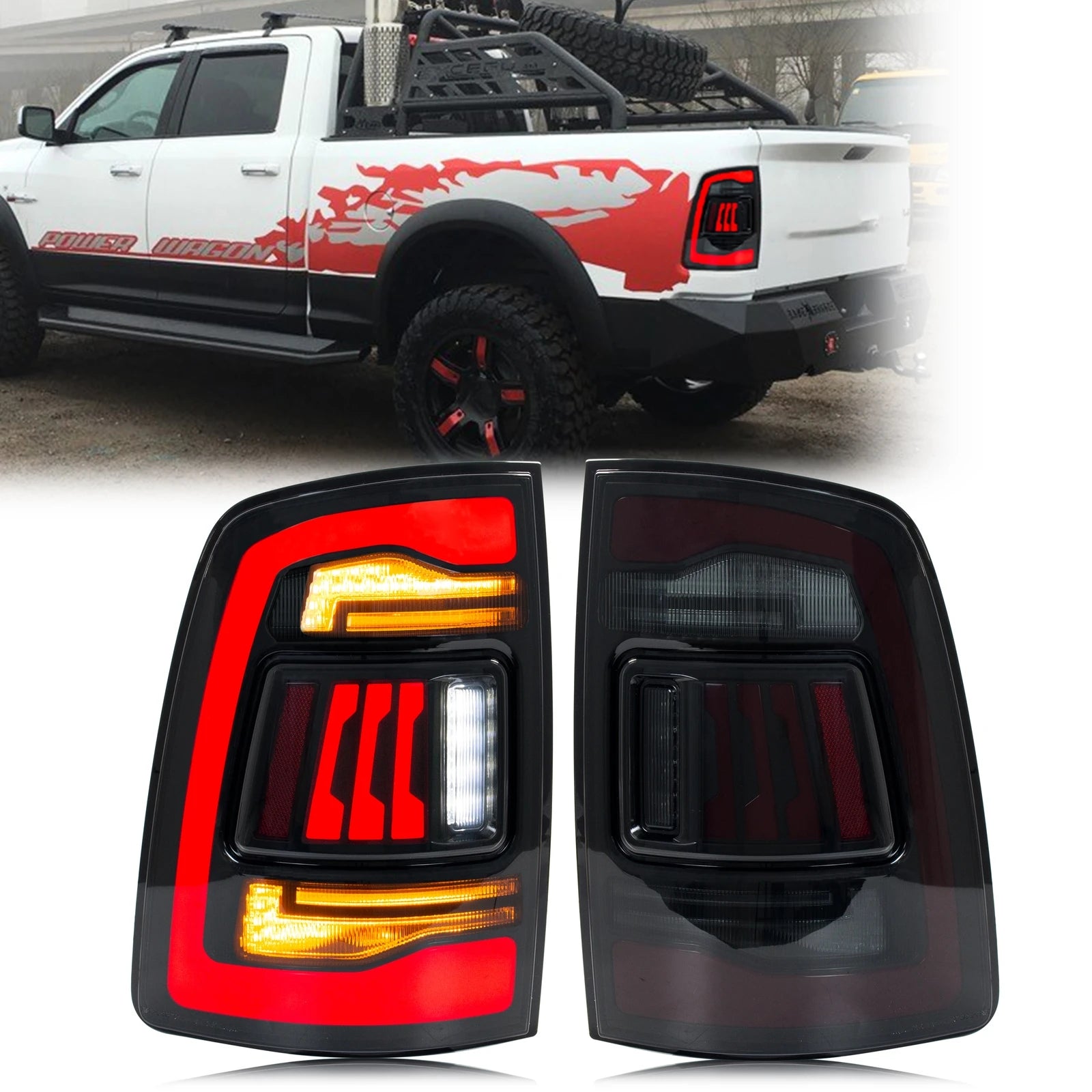Feux Arrière LED Dodge RAM 1500 2500 3500 2009-2018