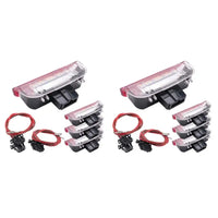Lumières de Porte LED Volkswagen Golf 5 et 6, Passat B6 et B7, CC, Jetta, Lot de 4 avec Faisceaux de Câblage